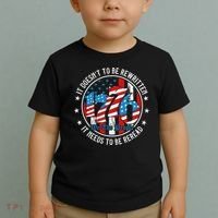 We The People 1776 It Doesn't Need To Be Rewritten Needs It To Be Reread Toddler T-Shirt thumb 2