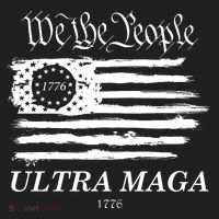 We The People Ultra MAGA Proud Betsy Ross 1776 Flag Women's Sweatshirt thumb 2