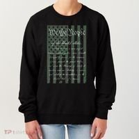 WE THE PEOPLE US CONSTITUTION PREAMBLE UNITED STATES FLAG Women's Sweatshirt thumb 0