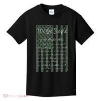 WE THE PEOPLE US CONSTITUTION PREAMBLE UNITED STATES FLAG Kids T-Shirt thumb 0