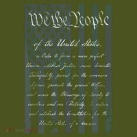 WE THE PEOPLE US CONSTITUTION PREAMBLE UNITED STATES FLAG The Baniff Cuffed Pom Beanie thumb 2