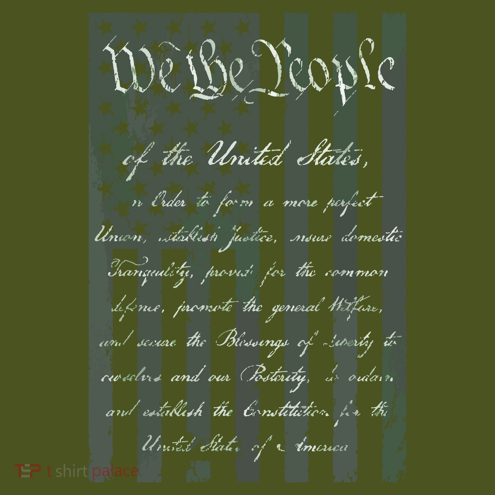 WE THE PEOPLE US CONSTITUTION PREAMBLE UNITED STATES FLAG The Baniff Cuffed Pom Beanie