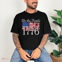 We The People 1776 US Constitution Freedom American Flag Comfort Colors T-Shirt thumb 3