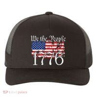 We The People 1776 US Constitution Freedom American Flag Yupoong Adult 5-Panel Trucker Hat thumb 0