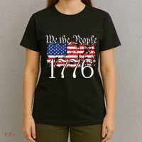 We The People 1776 US Constitution Freedom American Flag T-Shirt thumb 4
