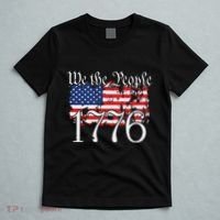 We The People 1776 US Constitution Freedom American Flag T-Shirt thumb 5