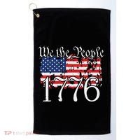 We The People 1776 US Constitution Freedom American Flag Golf Towel thumb 0