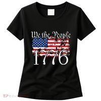 We The People 1776 US Constitution Freedom American Flag Women's T-Shirt thumb 0