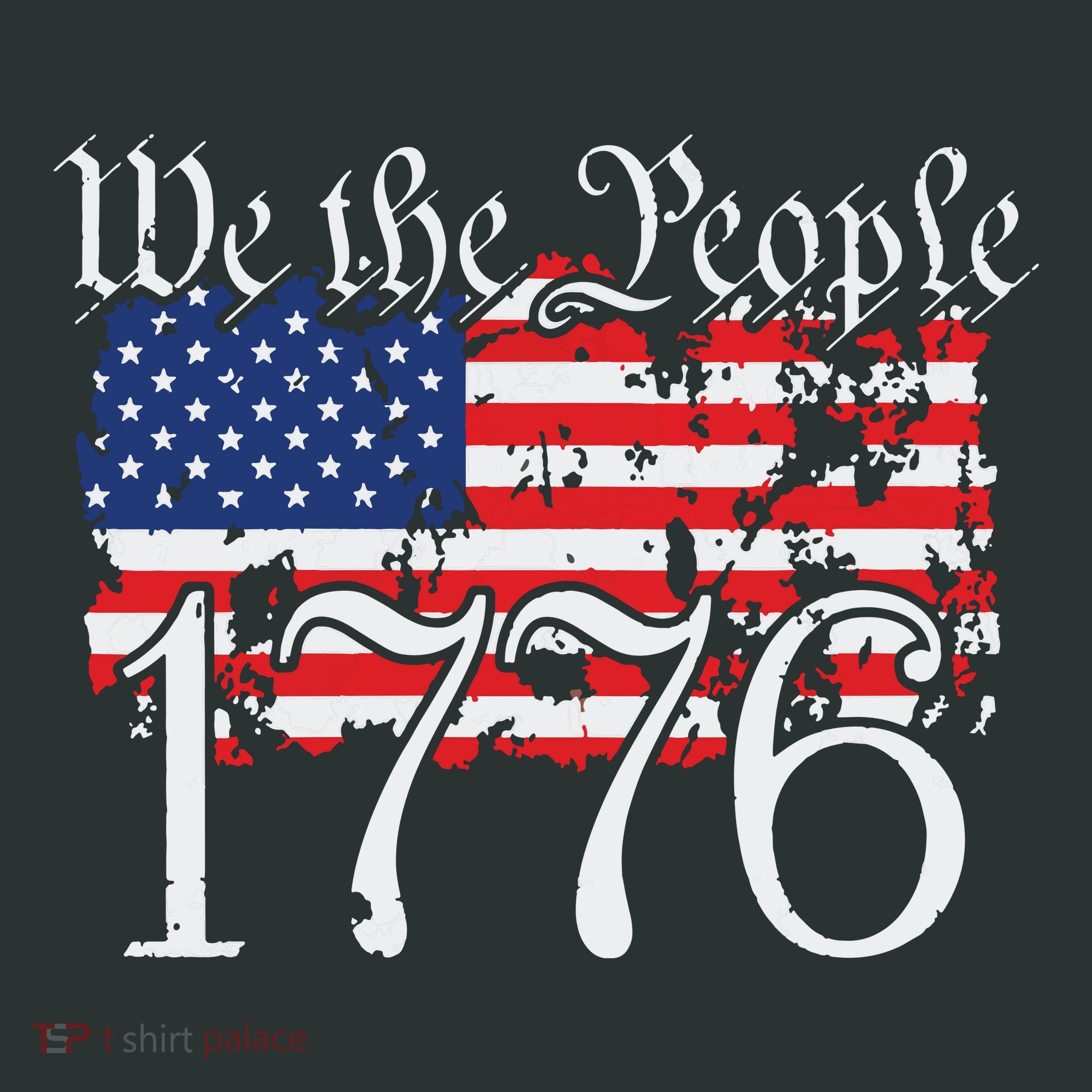 We The People 1776 US Constitution Freedom American Flag Infant Baby Jersey Bodysuit