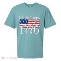 We The People 1776 US Constitution Freedom American Flag Sueded Cloud Jersey T-Shirt thumb 0