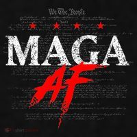 We The People Maga Af Ladies PosiCharge Tri-Blend Wicking Tank thumb 2