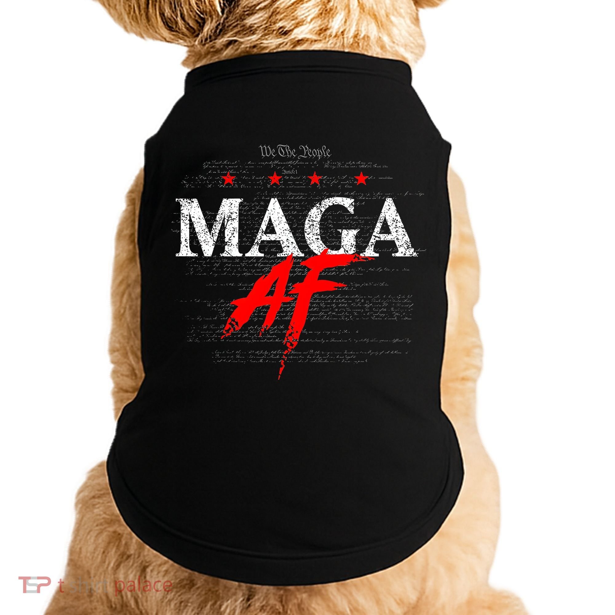 We The People Maga Af Doggie Tank