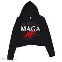 We The People Maga Af Crop Fleece Hoodie thumb 0