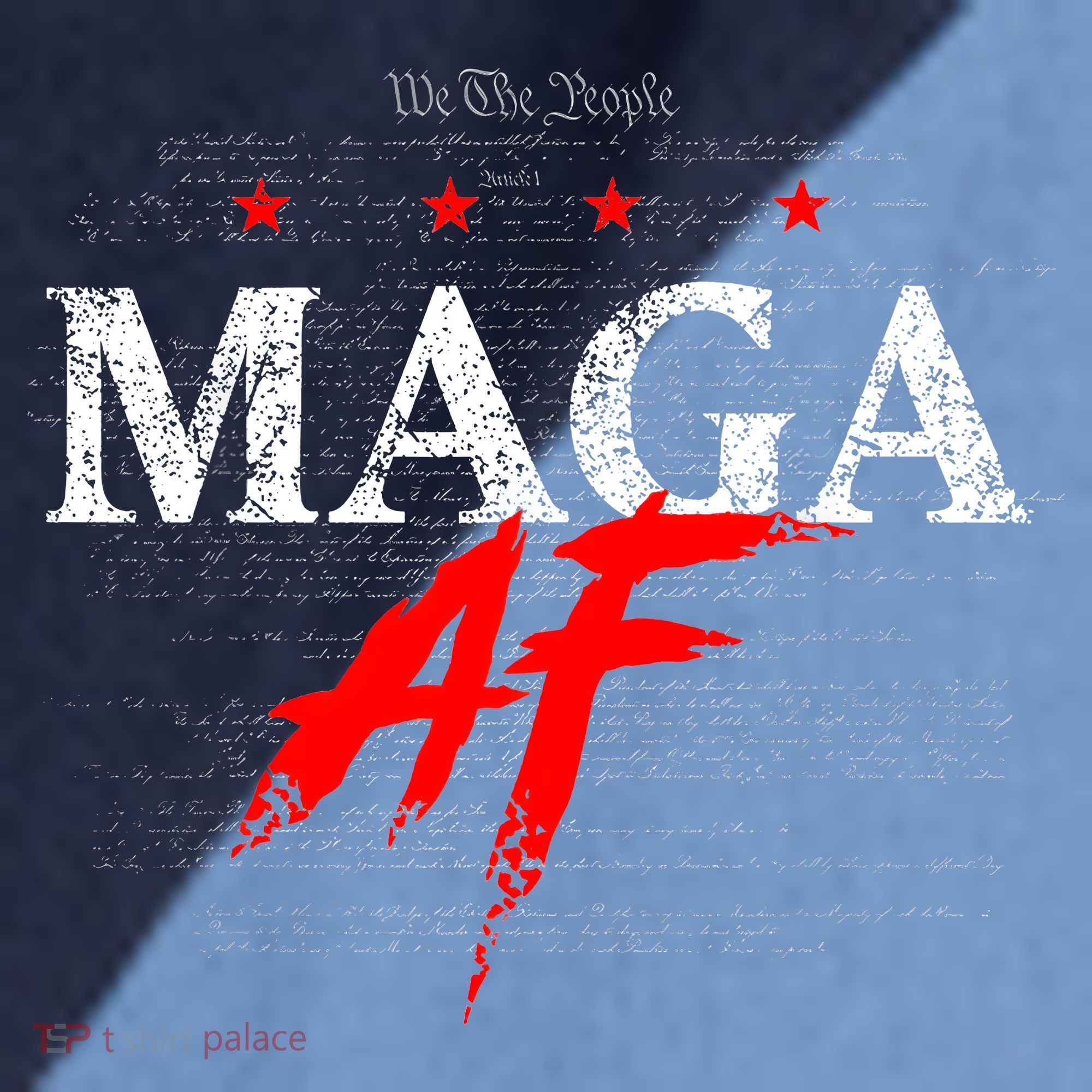 We The People Maga Af Raglan Baseball Sleeve Shirt