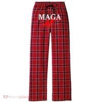 We The People Maga Af Women's Flannel Plaid Pajama Pants thumb 0