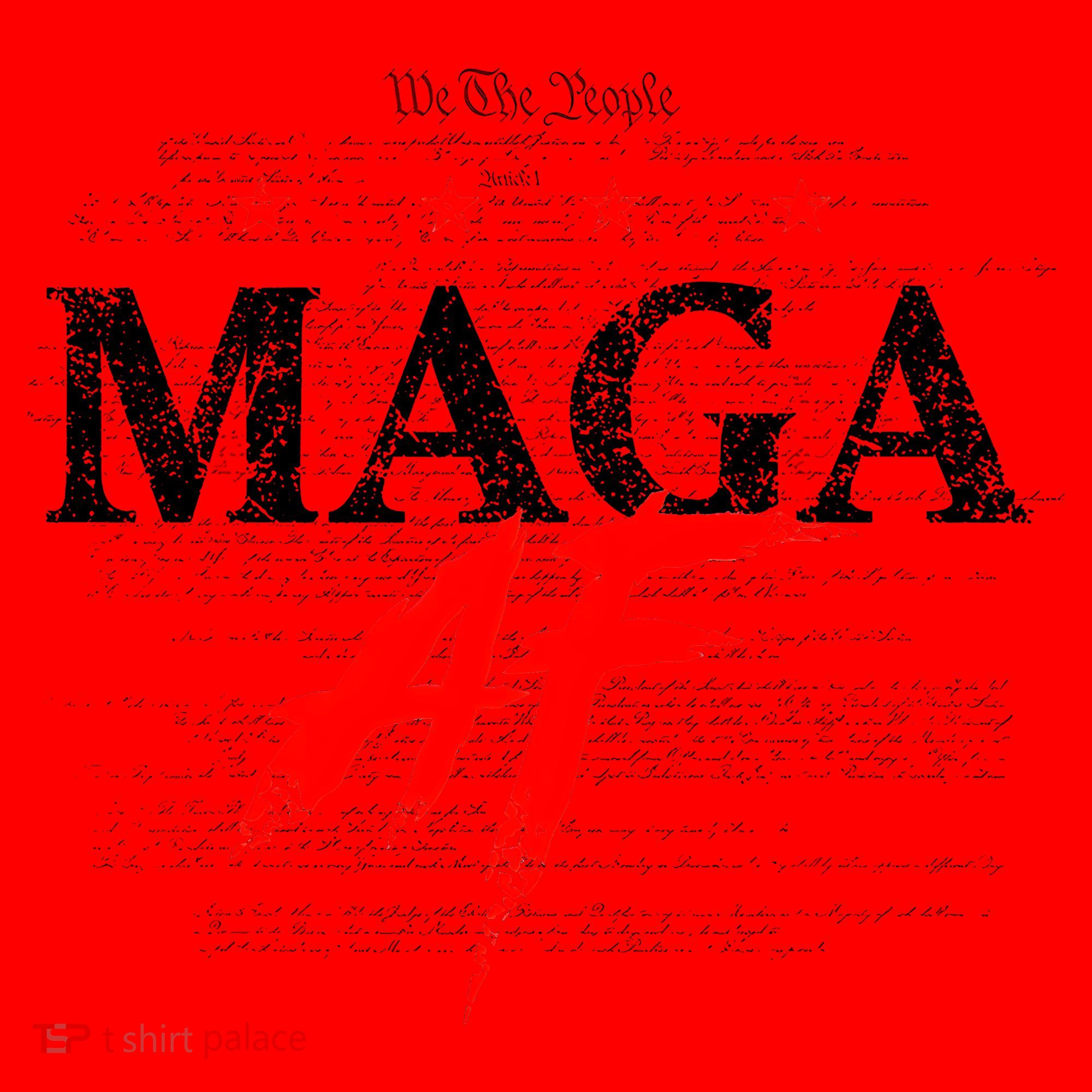 We The People Maga Af Santa Hat