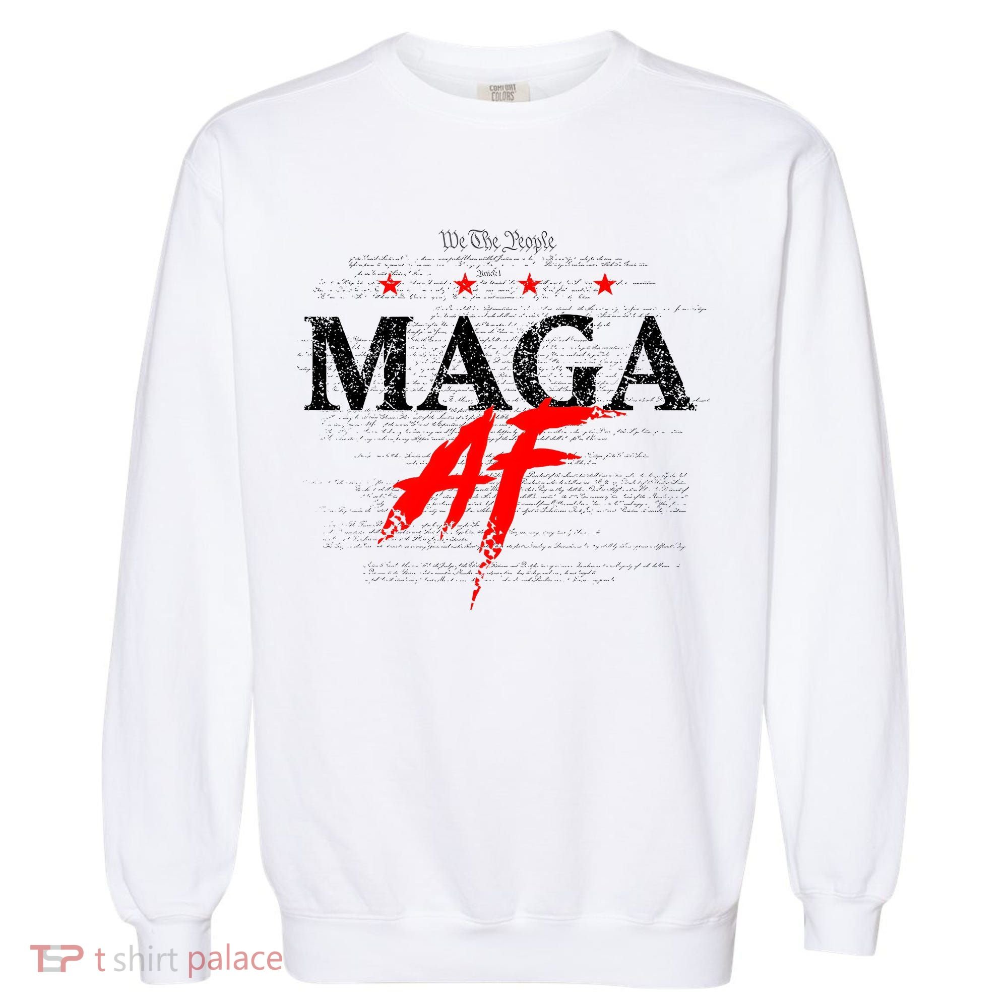 We The People Maga Af Garment-Dyed Sweatshirt
