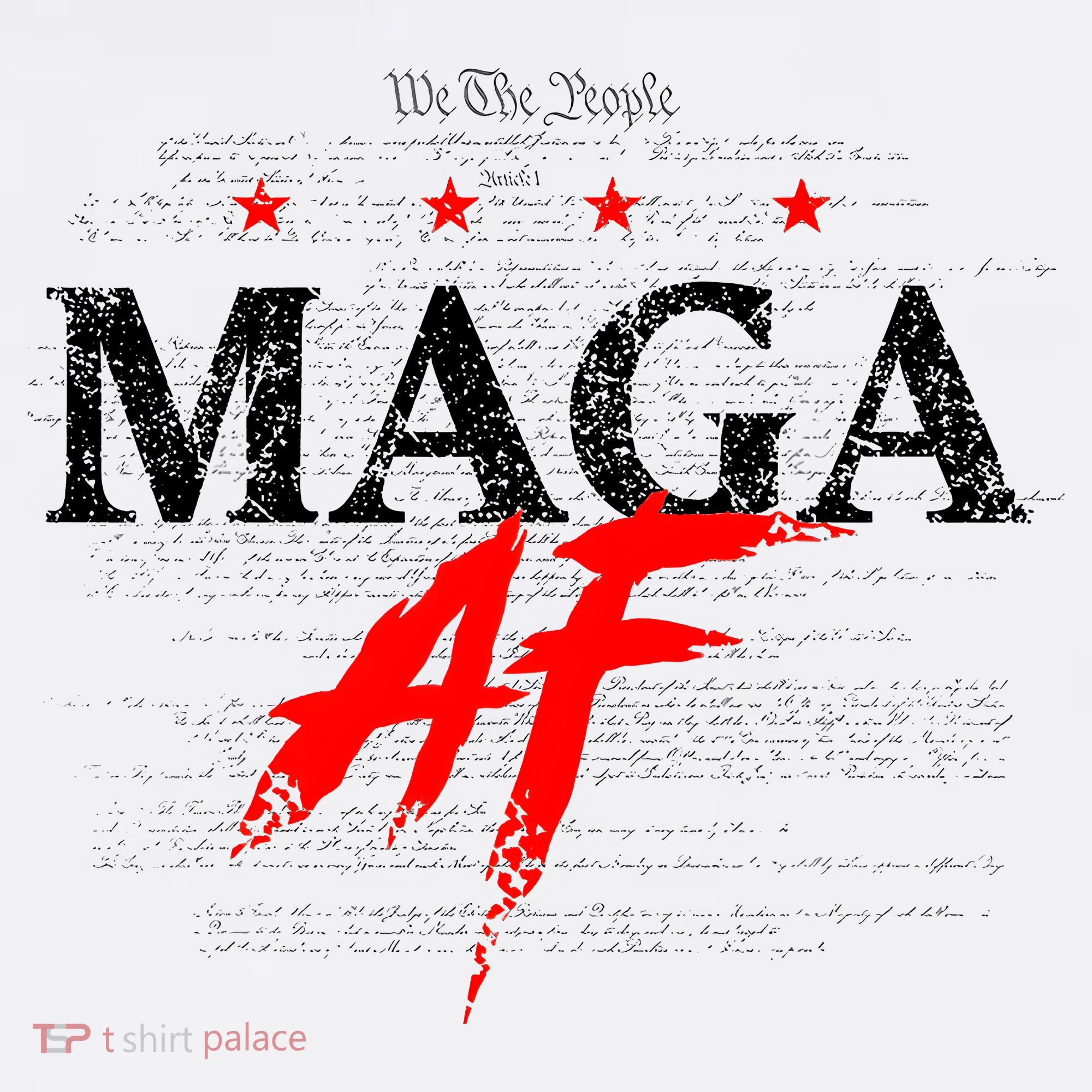 We The People Maga Af Garment-Dyed Sweatshirt