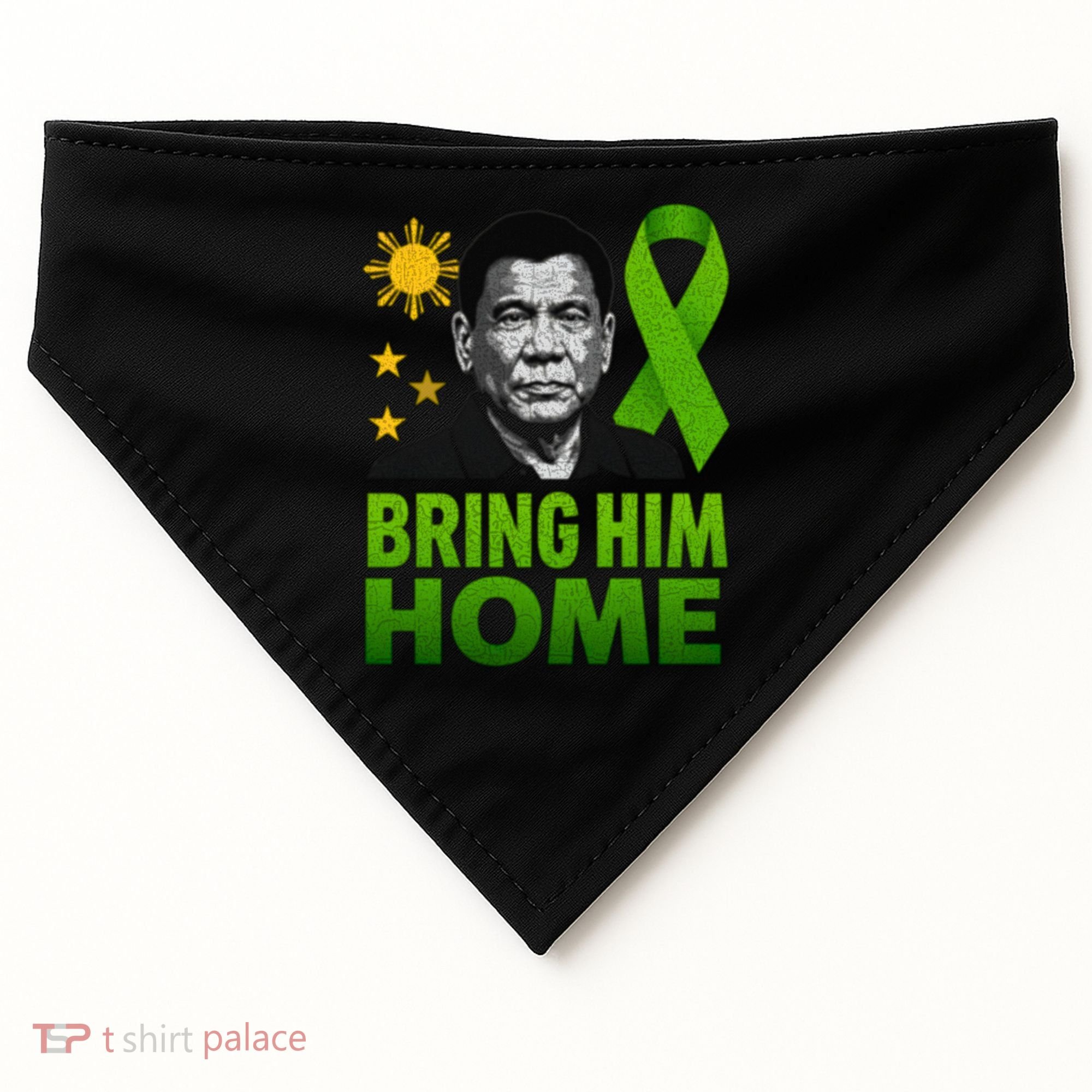 We the People Philippines Digong Apparel Duterte Bring Him Home Philippines PRRD DU30 Supporter USA-Made Doggie Bandana