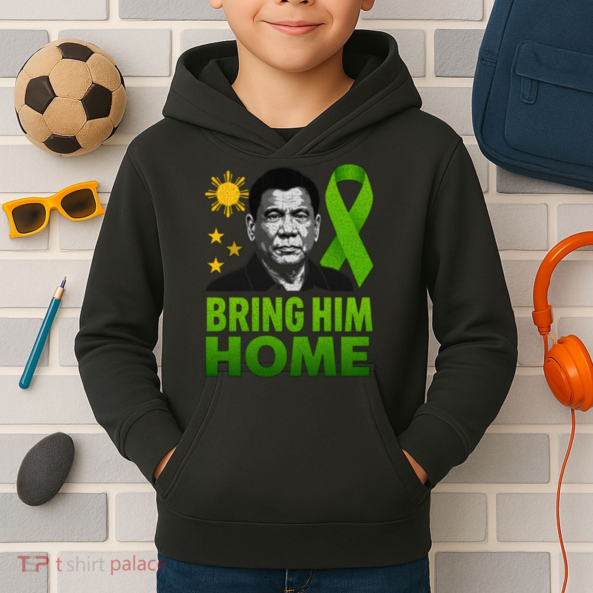 We the People Philippines Digong Apparel Duterte Bring Him Home Philippines PRRD DU30 Supporter Kids Hoodie