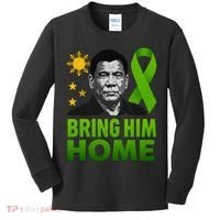 We the People Philippines Digong Apparel Duterte Bring Him Home Philippines PRRD DU30 Supporter Kids Long Sleeve Shirt thumb 0