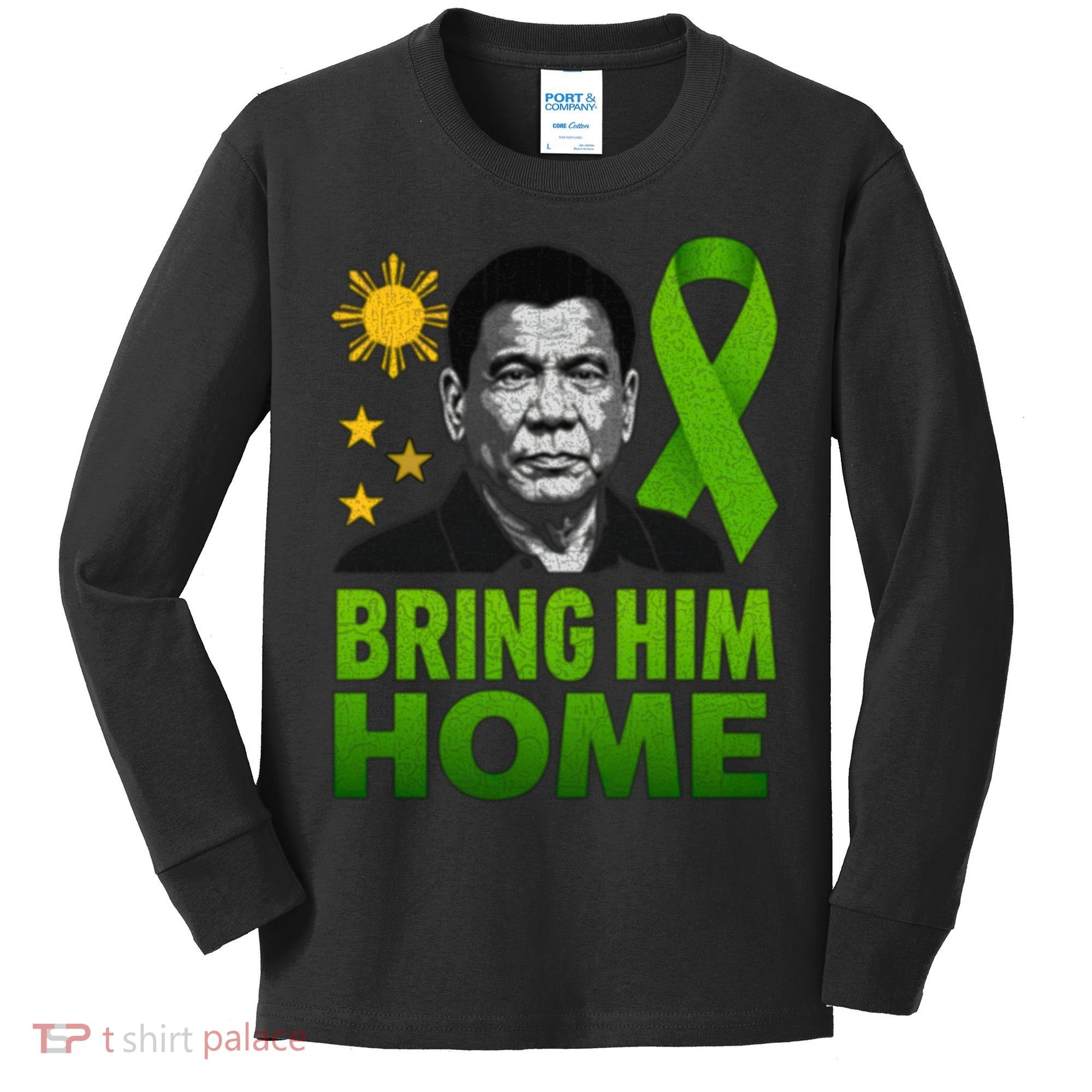 We the People Philippines Digong Apparel Duterte Bring Him Home Philippines PRRD DU30 Supporter Kids Long Sleeve Shirt