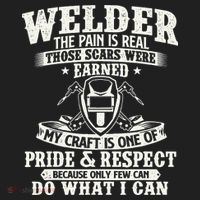 Welder The Pain Is Real Those Scars Were Earned Welding Beanie thumb 2