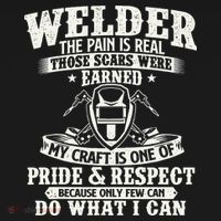 Welder The Pain Is Real Those Scars Were Earned Welding Mousepad thumb 1