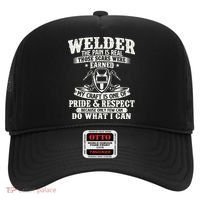 Welder The Pain Is Real Those Scars Were Earned Welding Hat thumb 0