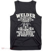 Welder The Pain Is Real Those Scars Were Earned Welding Tank Top thumb 0