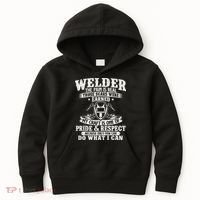 Welder The Pain Is Real Those Scars Were Earned Welding Kids Hoodie thumb 0