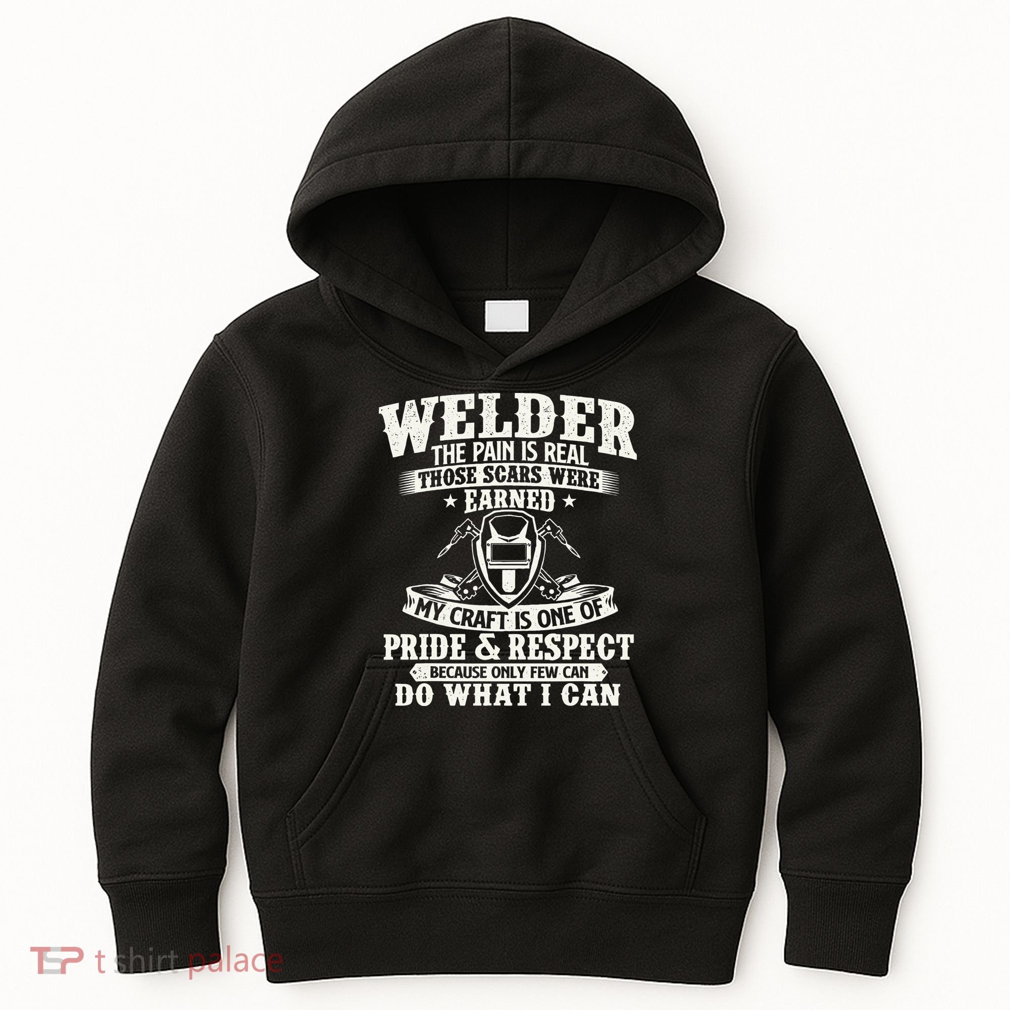 Welder The Pain Is Real Those Scars Were Earned Welding Kids Hoodie
