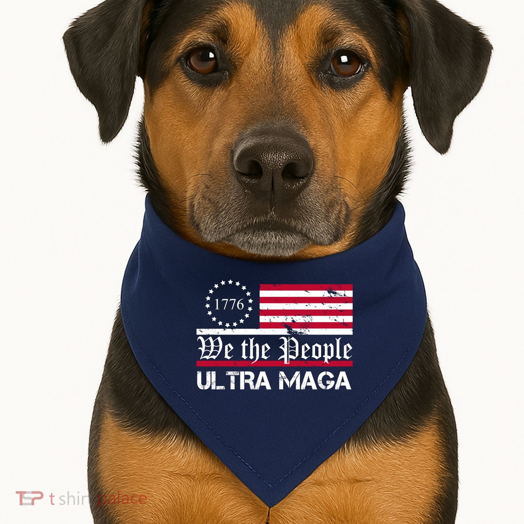 We The People 1776 Ultra Maga USA-Made Doggie Bandana