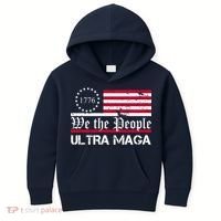 We The People 1776 Ultra Maga Kids Hoodie thumb 0
