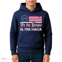 We The People 1776 Ultra Maga Kids Hoodie thumb 4