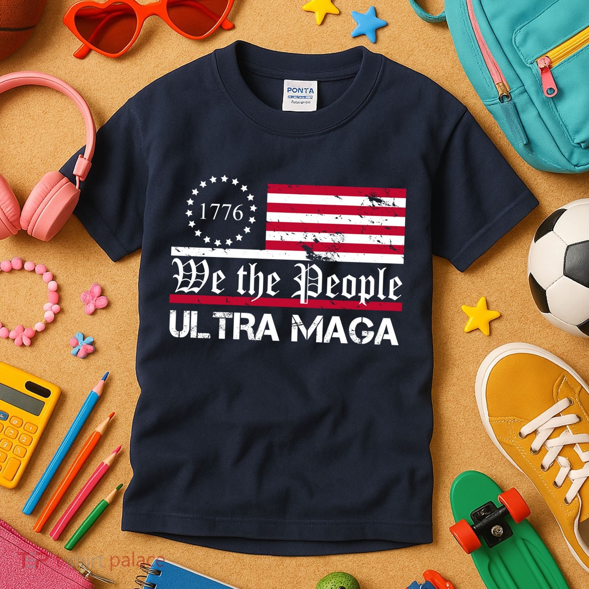We The People 1776 Ultra Maga Kids T-Shirt