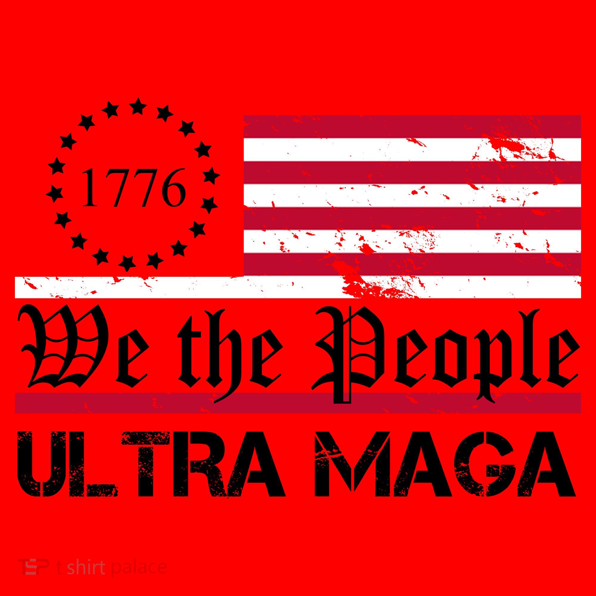 We The People 1776 Ultra Maga Santa Hat