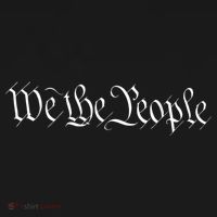 We The People USA Preamble Constitution America 1776 Women's Hoodie thumb 2