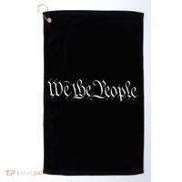 We The People USA Preamble Constitution America 1776 Golf Towel thumb 0
