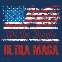 We The People Ultra MAGA King Vintage USA Flag Pride T-Shirt thumb 7