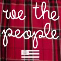 We The People USA American Flag Women's Flannel Plaid Pajama Pants thumb 2