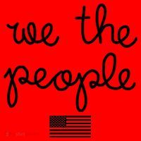 We The People USA American Flag Santa Hat thumb 1
