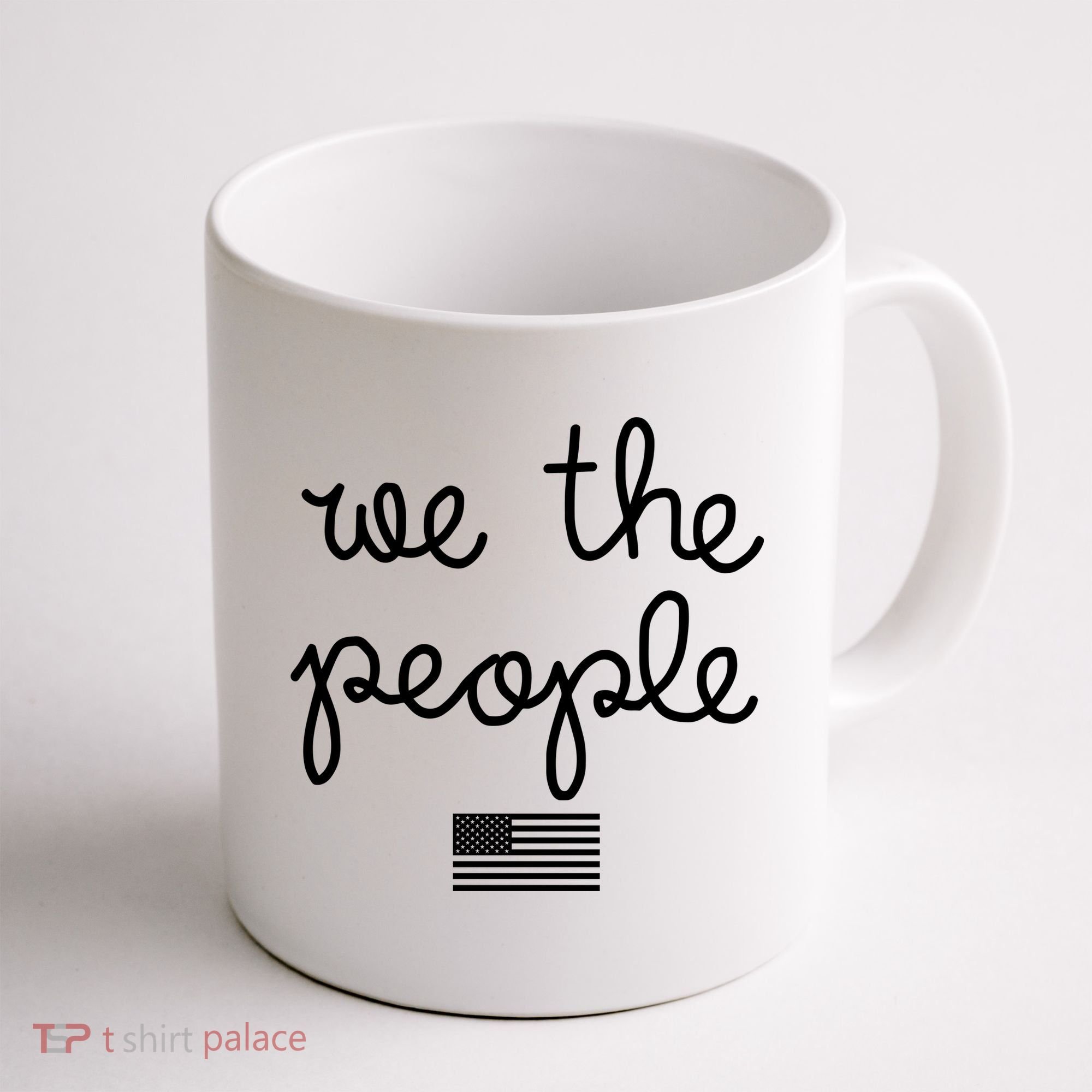 We The People USA American Flag Coffee Mug