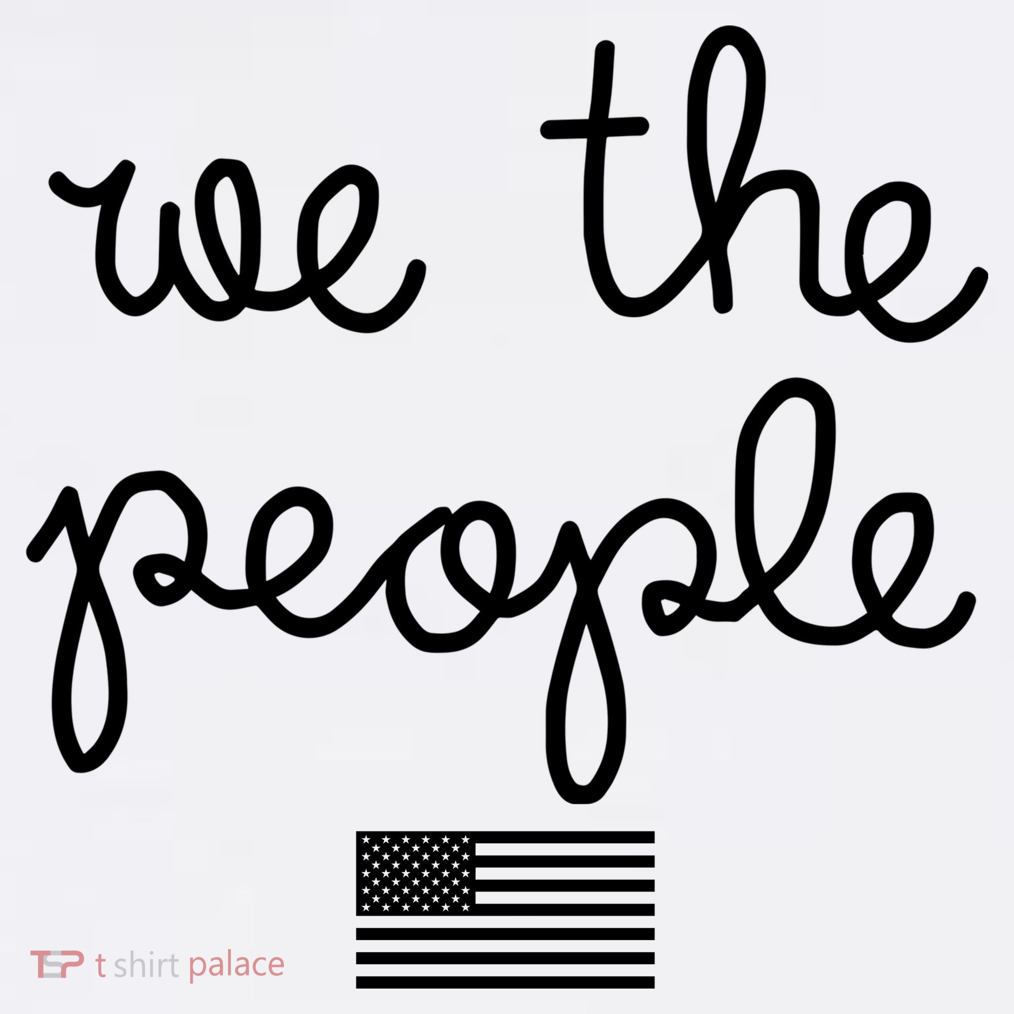 We The People USA American Flag Women's Hoodie