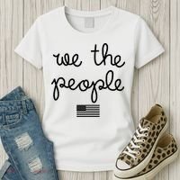 We The People USA American Flag Women's T-Shirt thumb 3