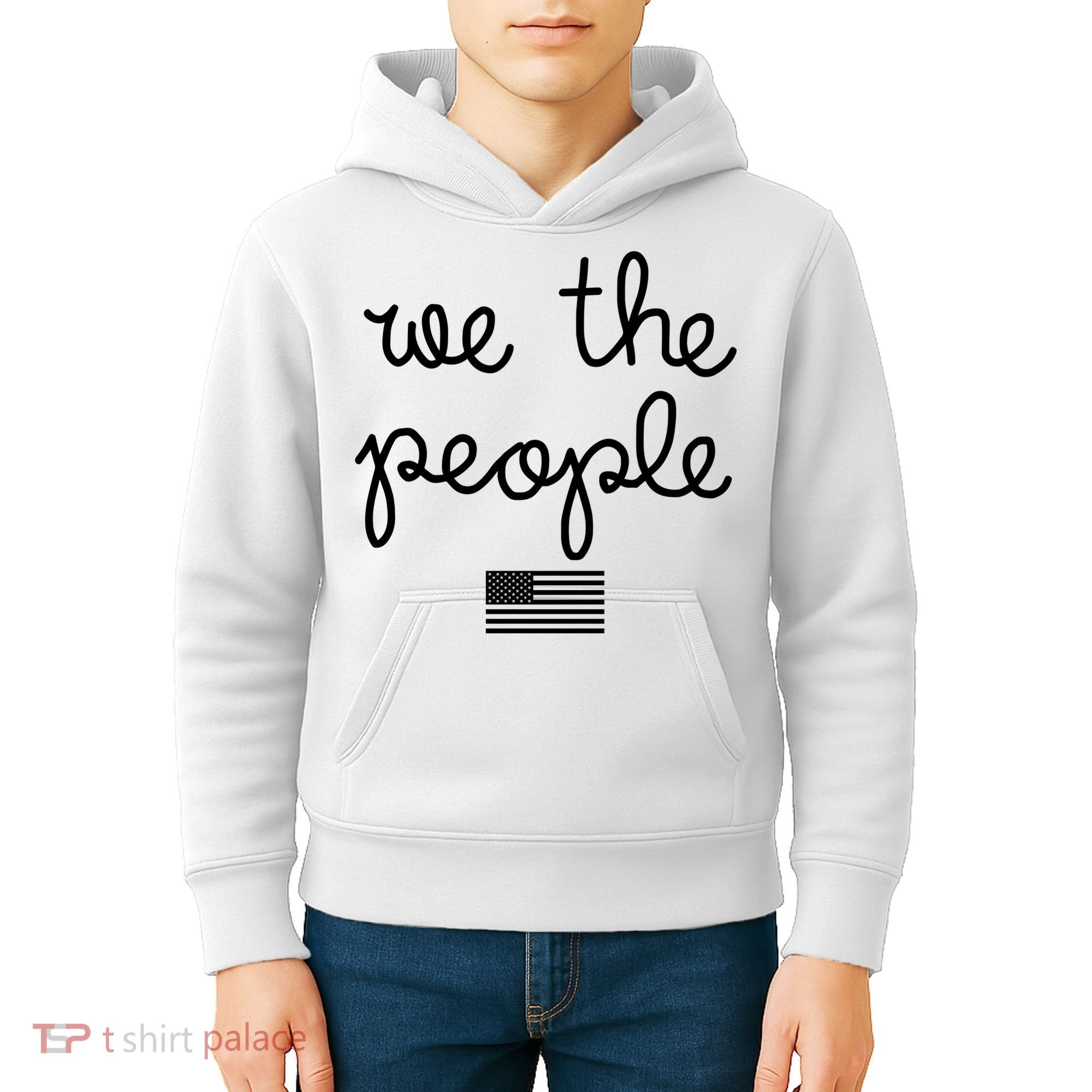 We The People USA American Flag Kids Hoodie