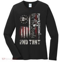 We The People 2nd That Second Amendment Pro Gun American Women's Long Sleeve Shirt thumb 0