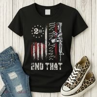 We The People 2nd That Second Amendment Pro Gun American Women's T-Shirt thumb 3