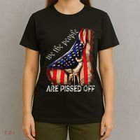 We The People Are Pissed Off Vintage Us America Flag T-Shirt thumb 4