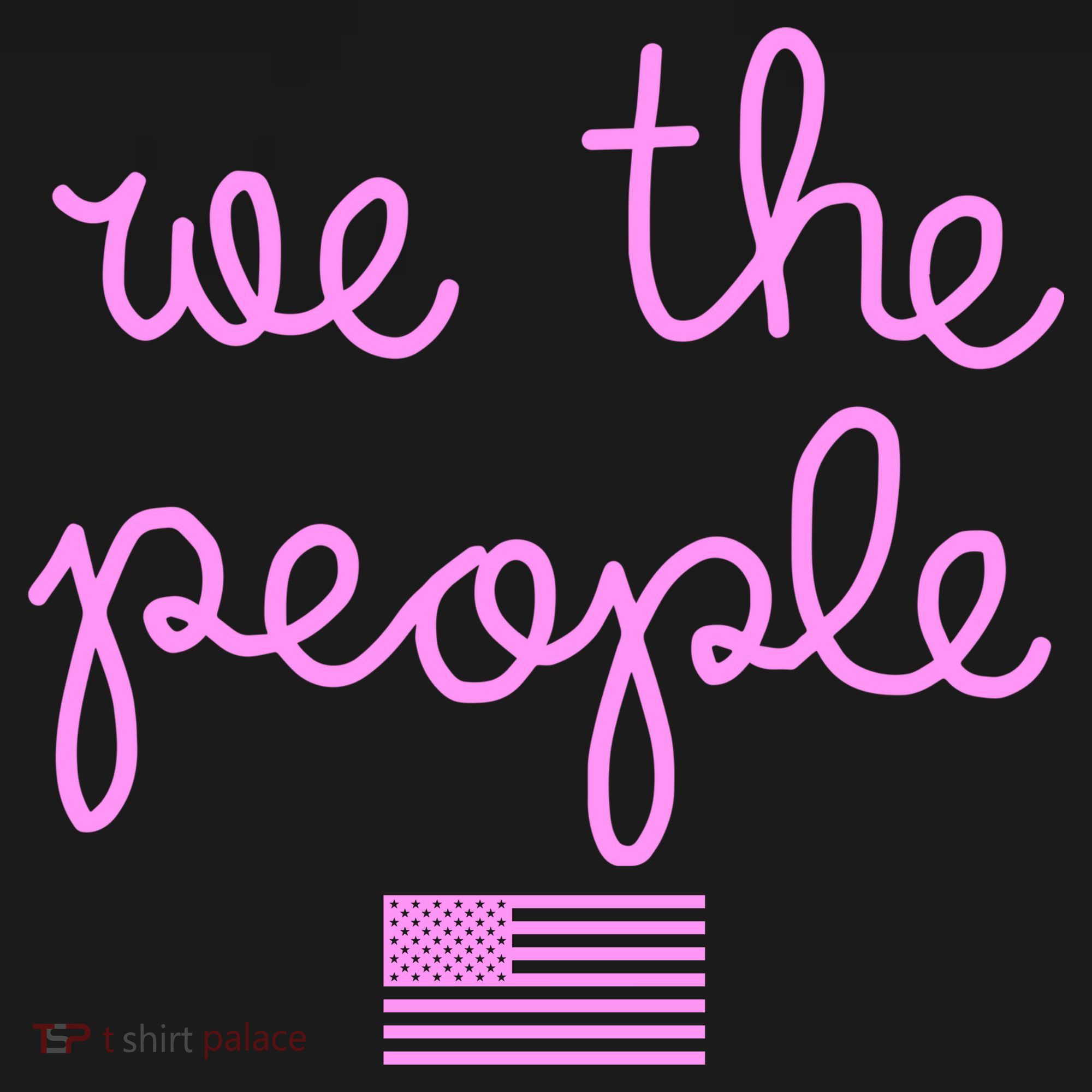 We The People USA Pink American Flag Sweatshirt